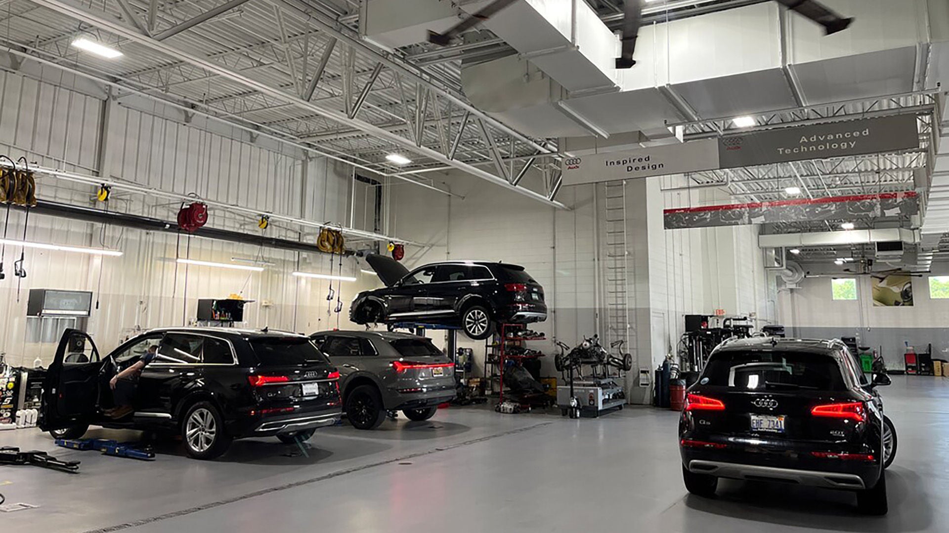 Audi service center.