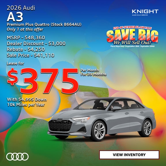Audi A3 Sale