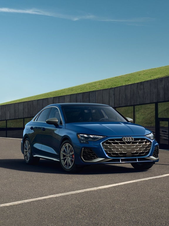 2026 Audi S3 front profile view — sport sedan at Audi Sewickley