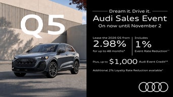 Dream it. Drive it. Audi Sales Event