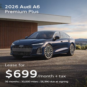 front facing 2026 Audi A6 Sedan parked