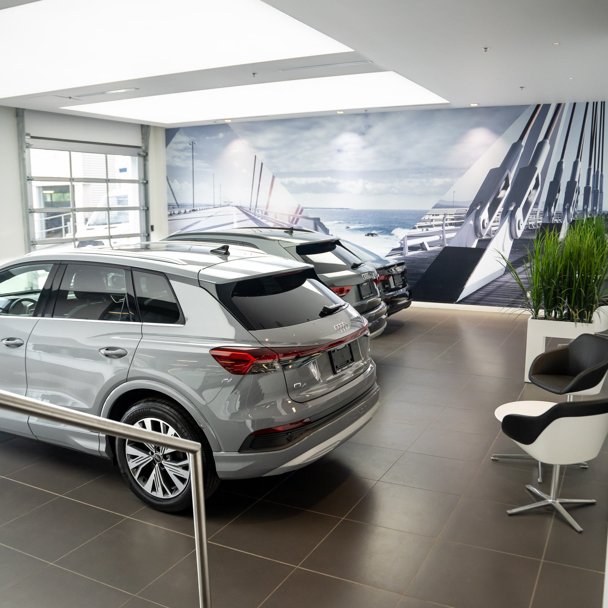 View of Audi showroom