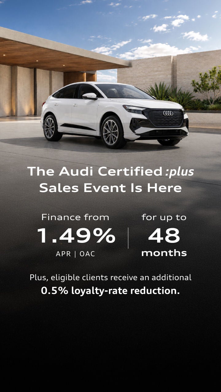 Audi Certified :plus pre-owned vehicles at Audi Midtown Toronto
