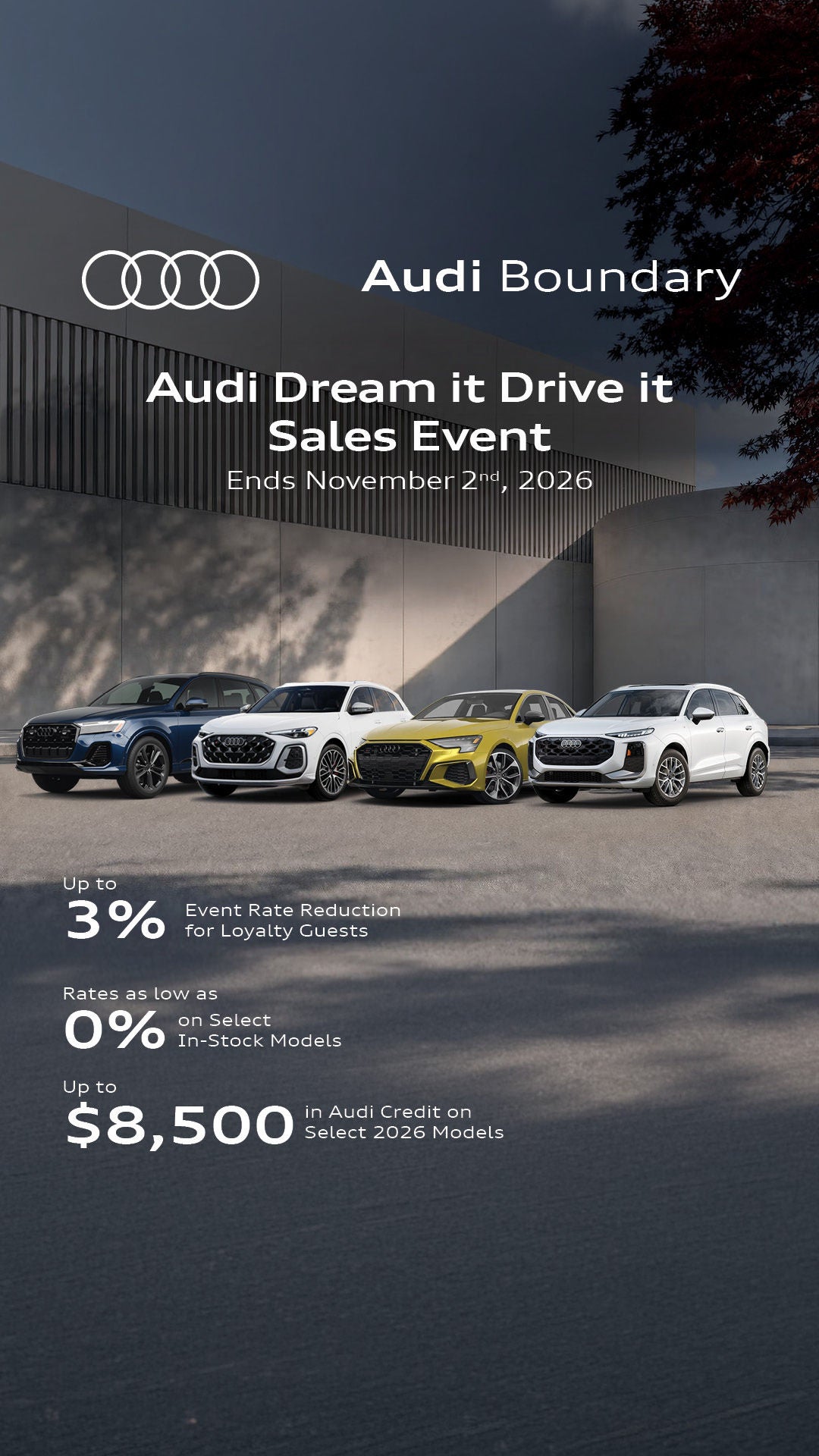Audi Boundary Offers 2026