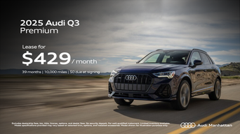 Lease a Loaner Audi Q3 In Manhattan NY
