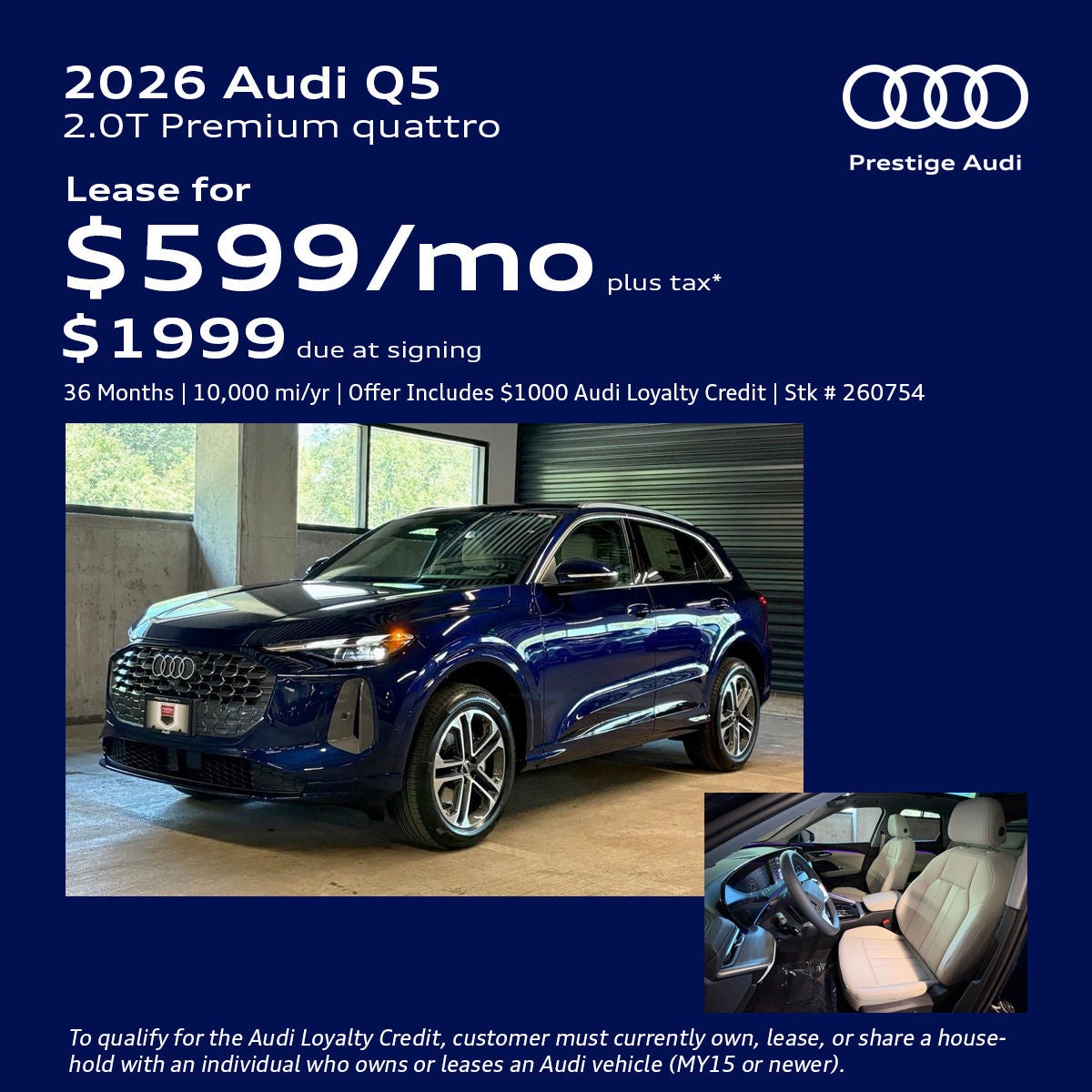 2026 Audi Q5 Lease Offer