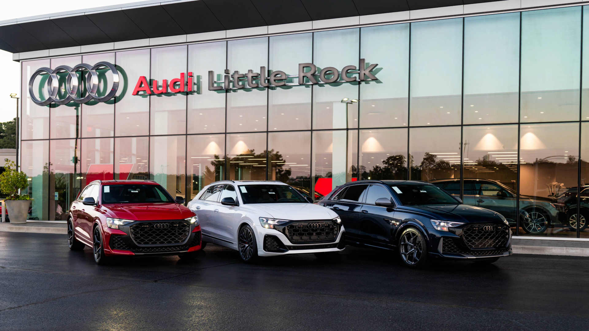 Audi Little Rock Store Front Audi Vehicle 3-Pack