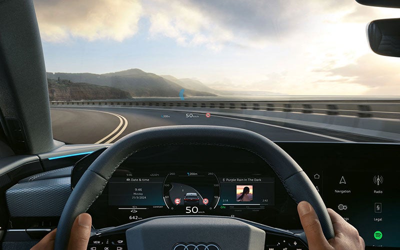 Audi A6 Sportback e-tron Head-Up Display