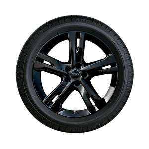 5-arm ramus design, black and brilliant silver, for the Audi A5. Also available in black for the Audi A6, A7, A8.