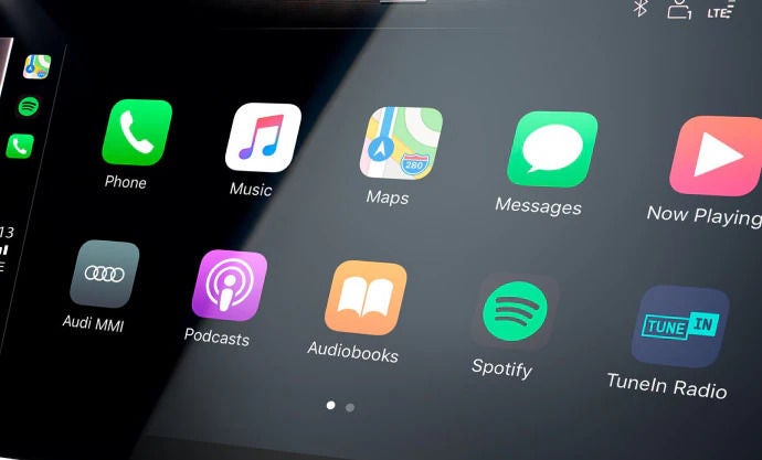 Audi smartphone interface