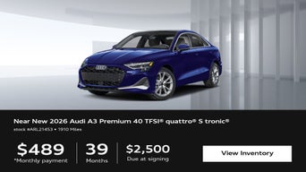 2026 Audi A3 Sedan Premium 40 TFSI® quattro® S tronic®