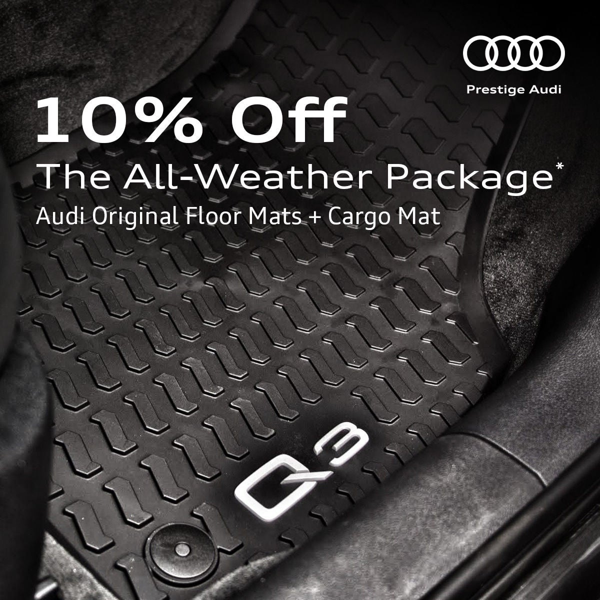 10% Off the Audi All Weather Package*
