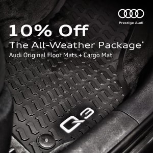 10% Off The All Weather Package - Audi Original Floor Mats & Cargo Mat