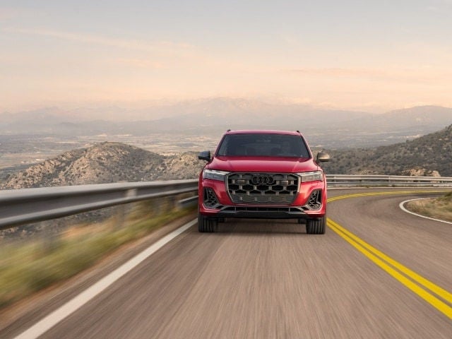 Audi SQ7 driving along highway