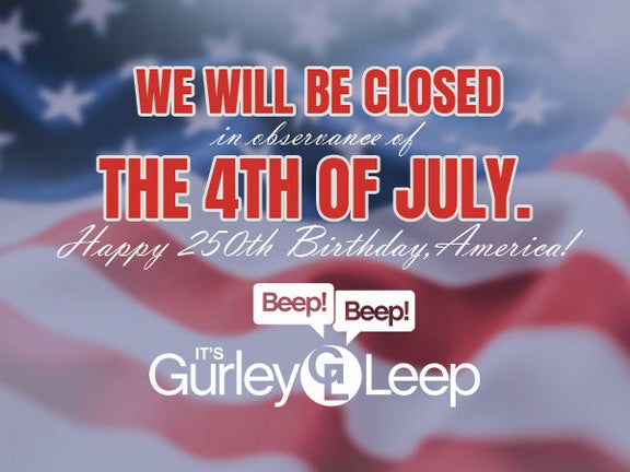 Closed July 4th