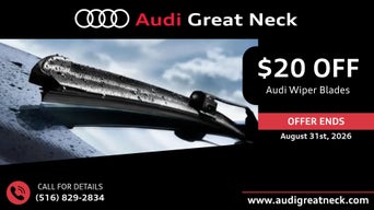 $20 Off Genuine Audi Wiper Blades