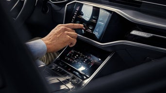 Audi A6 interior climate control