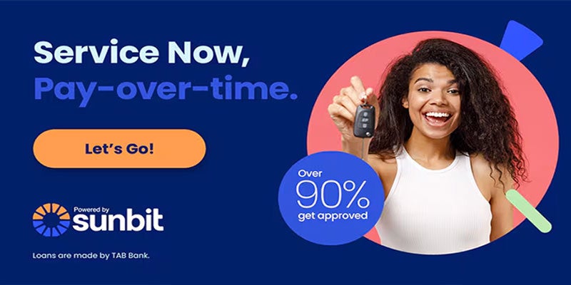 Payments plans powered by sunbit.