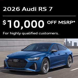 RS 7 MSRP OFF Specials