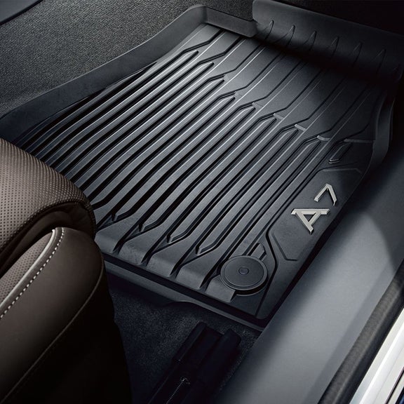 Audi A7 all-weather floor mats.