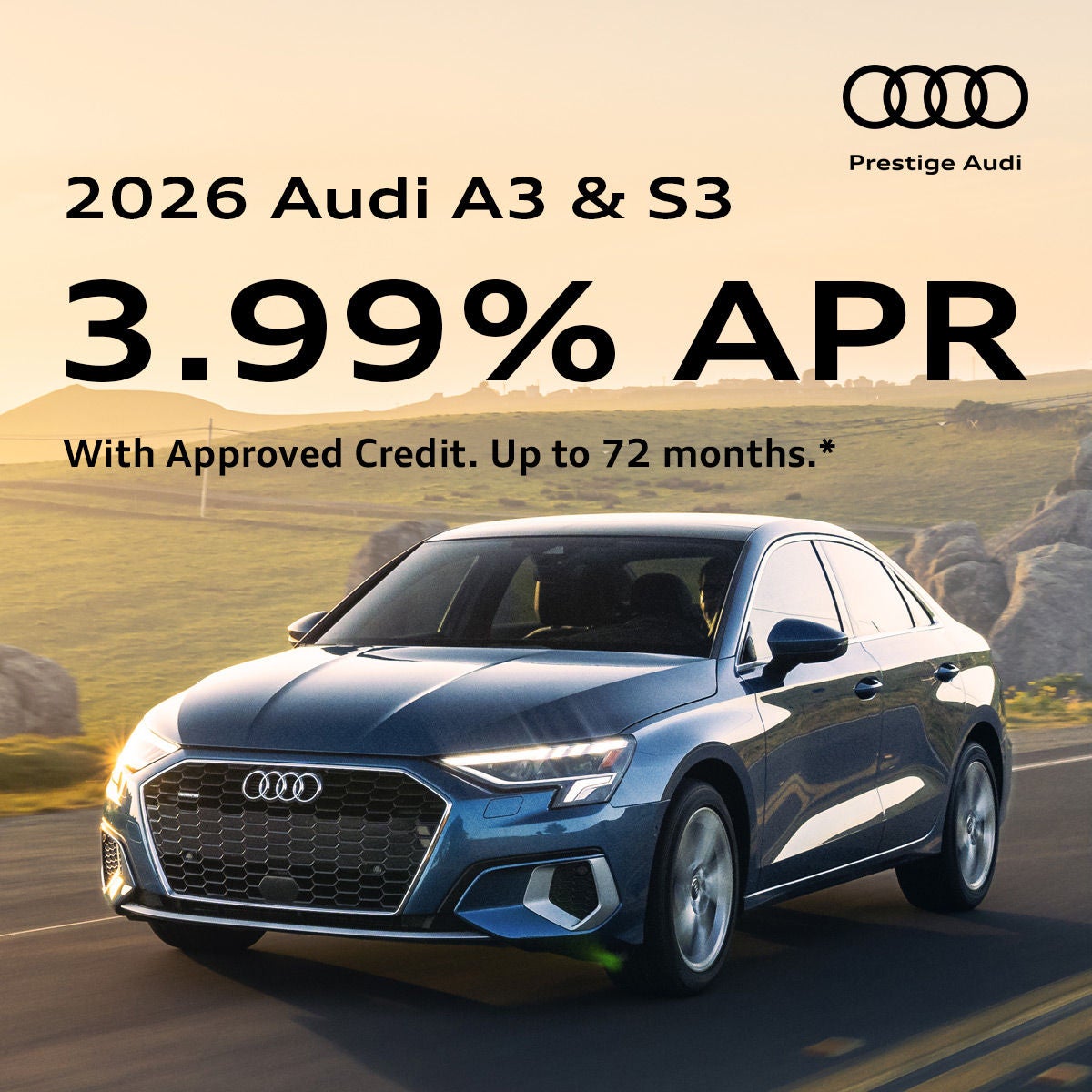 2026 Audi A3 & S3 - Low APR Offer