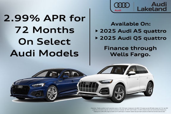 Audi Lakeland offers for 2025 A5 and Q5 models