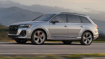 Audi Q7 driving on a highway