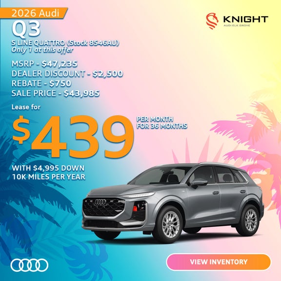 Audi Q3 June Sale