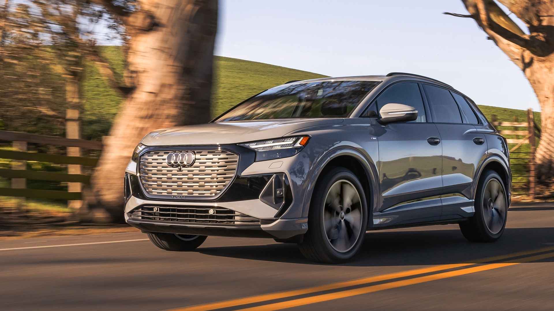 Luxury EV Showdown Between Audi Q4 e-tron And Tesla Model Y