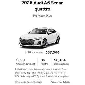 Side view of an Audi vehicle 