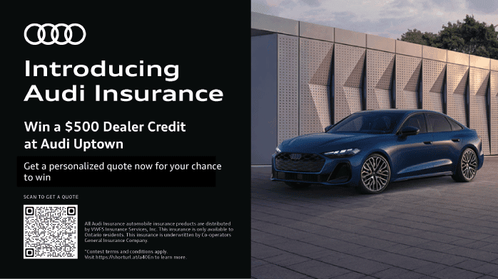 Audi Insurance for home and auto promo