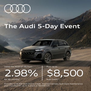 Audi 5 day event sale London, ON