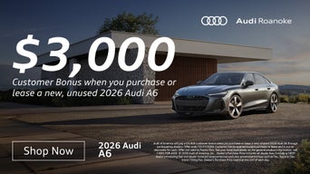 Side profile view of 2026 Audi A6