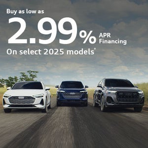 2.99% APR financing on select models 