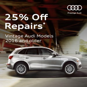 25% Off Repairs on Vintage Audi Models *