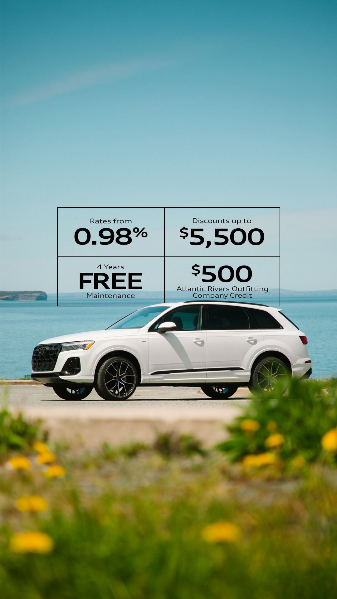Save up to $5500 on the Audi Q7.