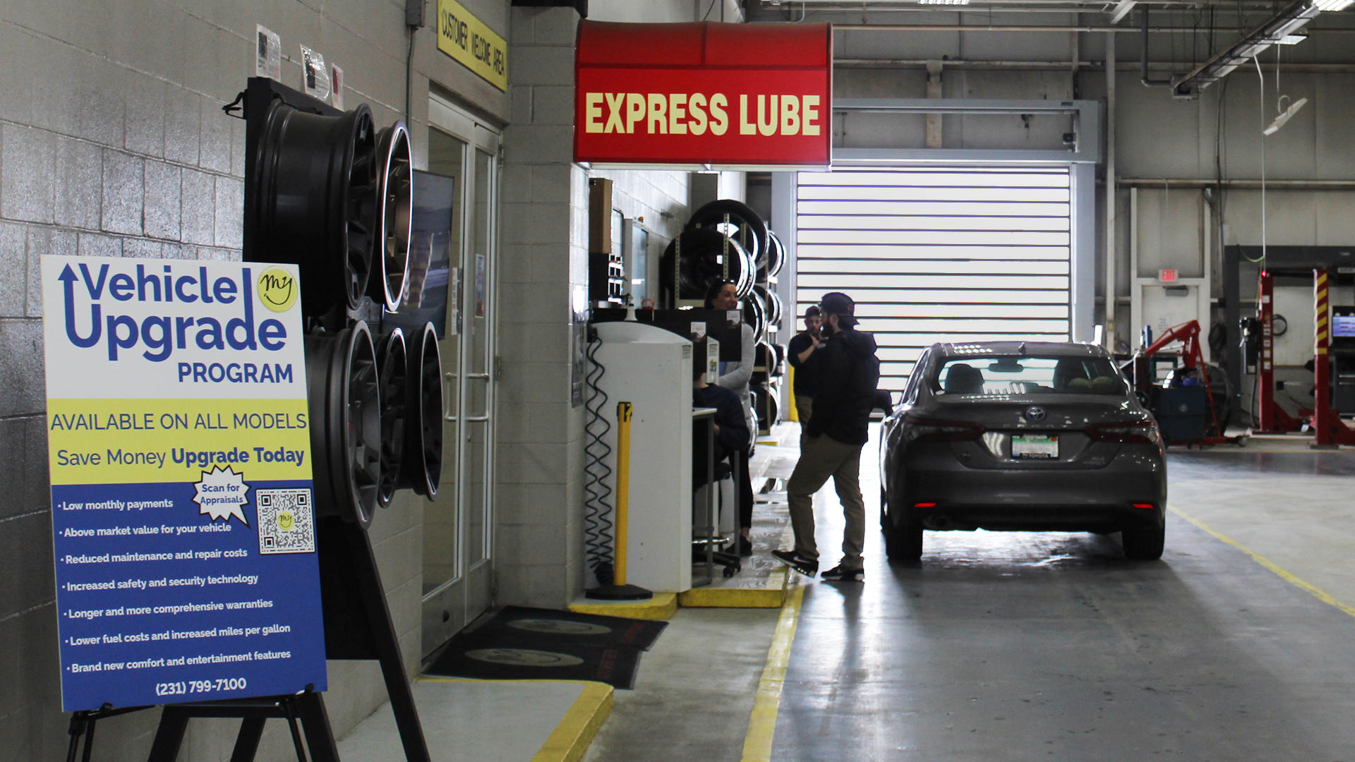 Audi Muskegon Express Service Lane
