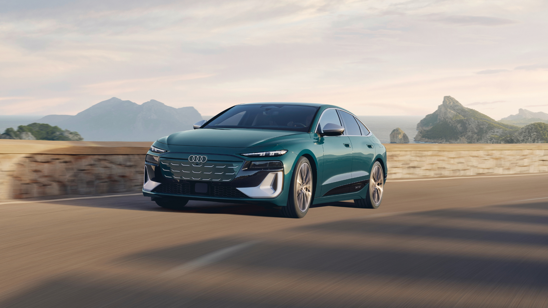 Image of an Audi S6 e-tron