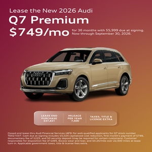 Lease the New 2026 Audi Q7 Premium $749/mo
