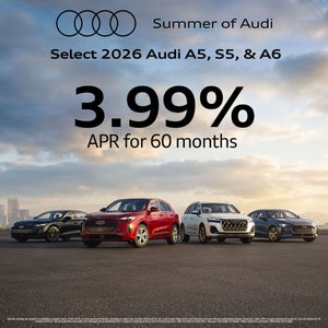 Side View of Audi cars