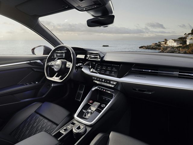 Interior view of Audi S3