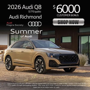 August Summer of Audi Q8 offers