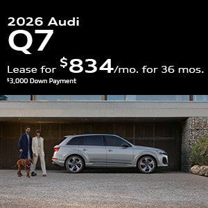 Offer for the 2026 Audi Q7.