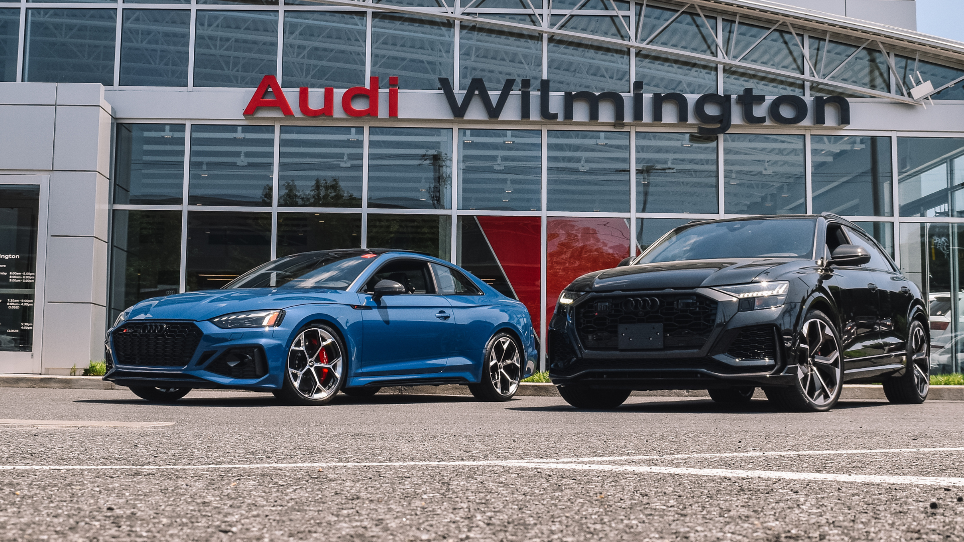 Audi Wilmington Vehicles Parked