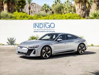 front facing 2025 Audi S e-tron GT parked