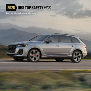 Side view of a Q7 with IIHS Top Safety Pick