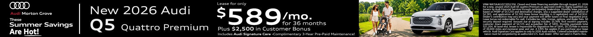 Audi Q5 Promotional Banner