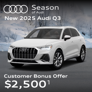 New 2025 Q3 SUV customer bonus offer $2,500