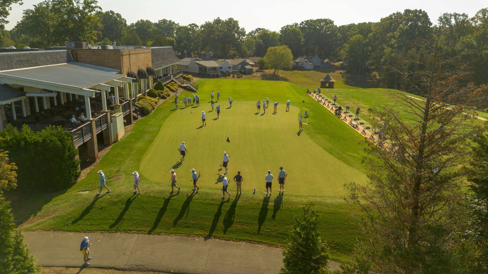 Audi quattro Cup golf field.