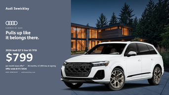 2026 Audi Q7 S line 55 TFSI lease special